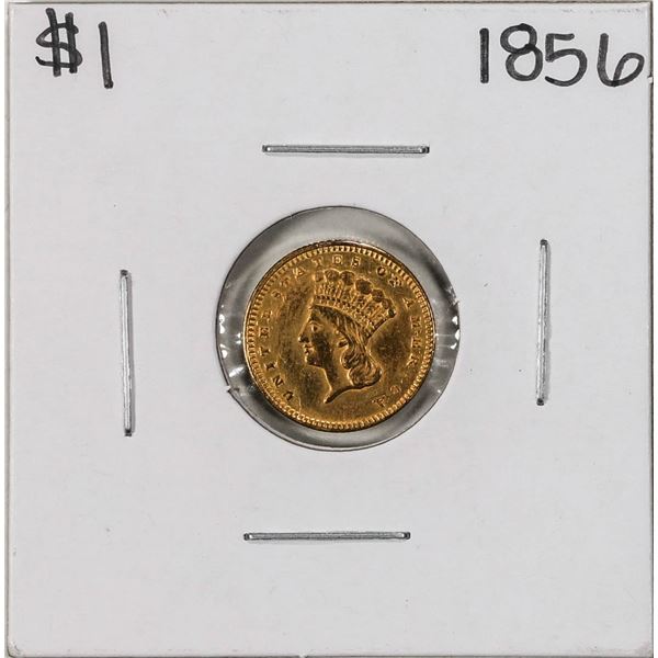 1856 Type 3 $1 Indian Princess Head Gold Dollar Coin
