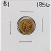Image 1 : 1856 Type 3 $1 Indian Princess Head Gold Dollar Coin