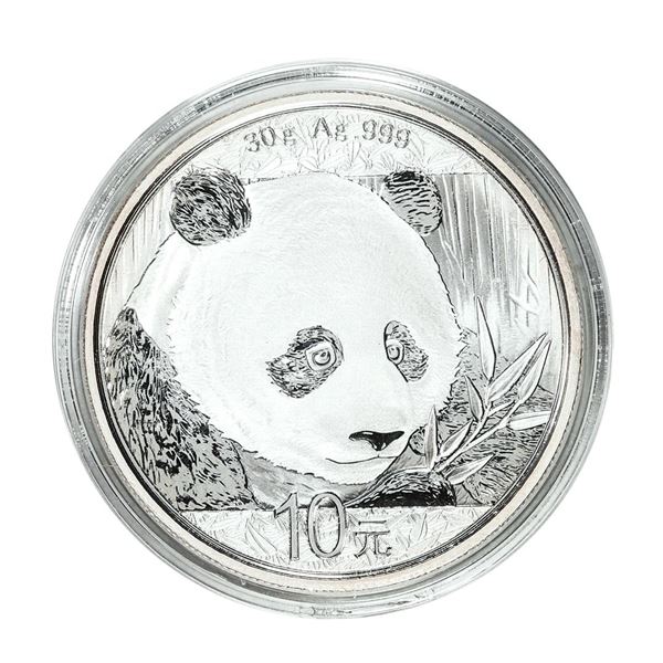 2018 China 10 Yuan Panda Silver Coin