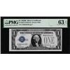 Image 1 : 1928B $1 Funnyback Silver Certificate Note Fr.1602 PMG Choice Uncirculated 63EPQ