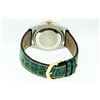 Image 5 : Rolex Men's Two Tone Green Malachite Diamond Datejust Wristwatch