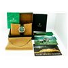 Image 9 : Rolex Men's Two Tone Green Malachite Diamond Datejust Wristwatch