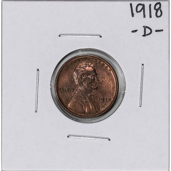 1918-D Lincoln Wheat Cent Coin
