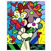Image 1 : Romero Britto "From Me" Limited Edition Giclee On Canvas