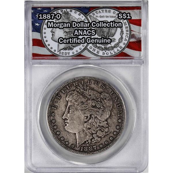 1887-O $1 Morgan Silver Dollar Coin ANACS Genuine