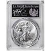 Image 1 : 2021-(S) Ty. 1 $1 American Silver Eagle Coin PCGS MS70 Cleveland Signature FDOI
