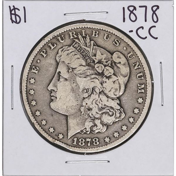 1878-CC $1 Morgan Silver Dollar Coin