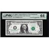 Image 1 : 1969A $1 Federal Reserve Note PMG Choice Uncirculated 64 Dual Courtesy Autograph