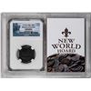 Image 2 : 1710-13-D French Colonies 30 Denar New World Hoard NGC Genuine with Story Box