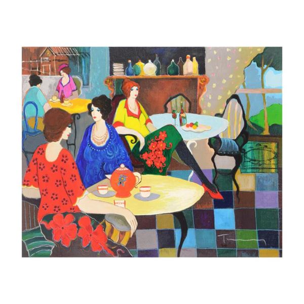 Itzchak Tarkay (1935-2012) Original Acrylic on Canvas