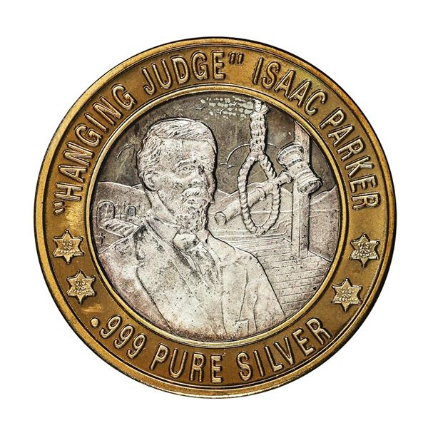 .999 Fine Silver Deadwood, South Dakota $10 Limited Edition Gaming Token