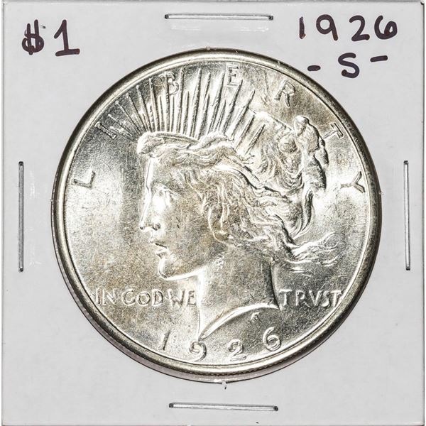 1926-S $1 Peace Silver Dollar Coin