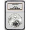 Image 1 : 2000 $1 American Silver Eagle Coin NGC MS69