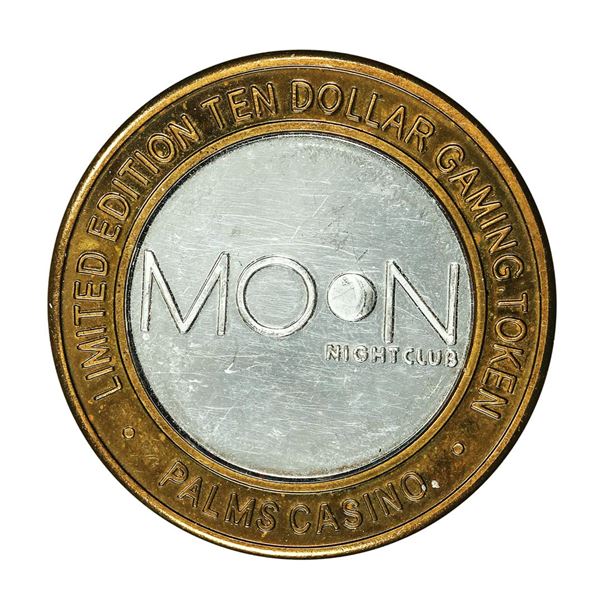 .999 Silver Palms Casino Las Vegas Nevada $10 Limited Edition Gaming Token