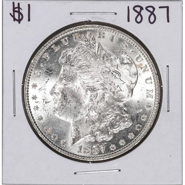 1887 $1 Morgan Silver Dollar Coin