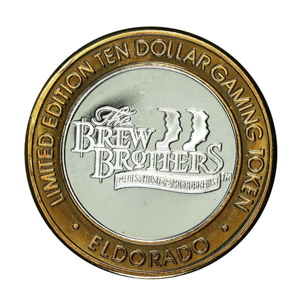 .999 Fine Silver Eldorado Reno, Nevada $10 Limited Edition Gaming Token