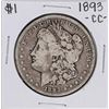 Image 1 : 1893-CC $1 Morgan Silver Dollar Coin