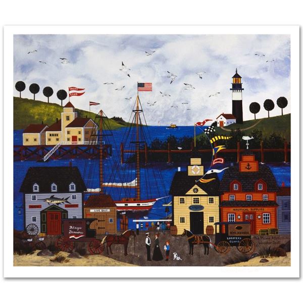 Jane Wooster Scott "The Maine Attraction" Limited Edition Lithograph On Paper
