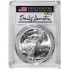 Image 1 : 2021 Type 2 $1 American Silver Eagle Coin PCGS MS70 Damstra Signature First Strike
