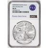 Image 1 : 2017-W $1 Burnished American Silver Eagle Coin NGC MS70 Premier Select Series