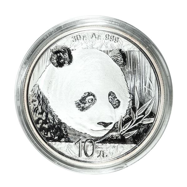 2018 China 10 Yuan Panda Silver Coin