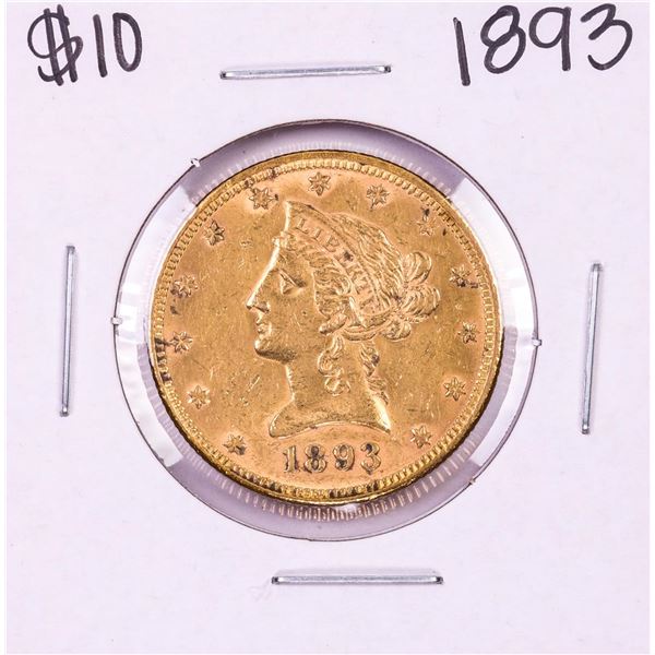 1893 $10 Liberty Head Eagle Gold Coin