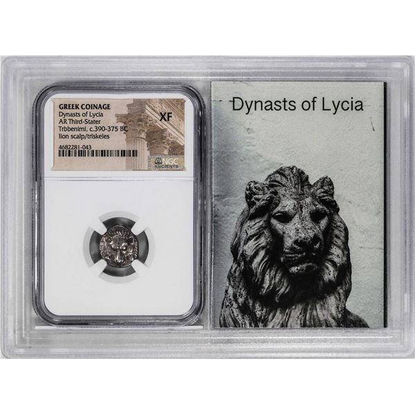 Greek Dynasts of Lycia Trbbenimi c.390-375 BC AR Third-Stater Ancient Coin NGC XF