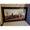 Image 2 : Framed Print & Vintage Lamp