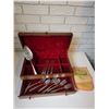 Image 1 : Vintage Wood Silverware Box