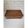 Image 2 : Vintage Wood Silverware Box