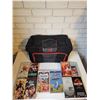 Image 1 : Multi-Pouch Travel Bag with VHS Movies