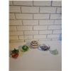 Image 1 : Hand Blown Glass Paperweights x5