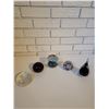 Image 1 : Hand Blown Glass Paperweights x5