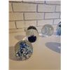 Image 2 : Hand Blown Glass Paperweights x6