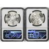 Image 2 : Lot of (2) 1985Mo Mexico 1 Onza Libertad Silver Coins NGC MS64