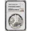 Image 1 : 1995-P $1 Proof American Silver Eagle Coin NGC PF69 Ultra Cameo