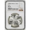 Image 1 : 1982Mo Mexico 1 Onza Libertad Silver Coin NGC MS63