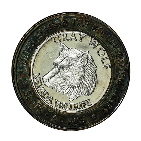 .999 Silver Slots A Fun Casino Las Vegas, NV $10 Limited Edition Casino Gaming Token