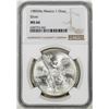 Image 1 : 1985Mo Mexico 1 Onza Libertad Silver Coin NGC MS66