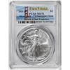 Image 1 : 2021-(S) Type 2 $1 American Silver Eagle Coin PCGS MS70 First Strike Emergency Issue