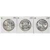 Image 1 : Lot of 1986, 1987 & 1989 $1 American Silver Eagle Coins
