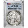 Image 1 : 2011 $1 American Silver Eagle Coin PCGS MS69 Struck at San Francisco First Strike