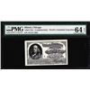 Image 1 : 1893 World's Columbian Exposition Ticket Franklin PMG Choice Uncirculated 64EPQ