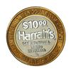 Image 2 : .999 Silver Harrahs Reno, Nevada $10 Casino Limited Edition Gaming Token
