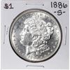 Image 1 : 1886-S $1 Morgan Silver Dollar Coin