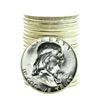 Image 1 : Roll of (20) Brilliant Uncirculated 1963 Franklin Half Dollar Coins