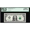Image 1 : 1995 $1 Federal Reserve Note Mismatched Serial Number ERROR PCGS Gem New 66PPQ