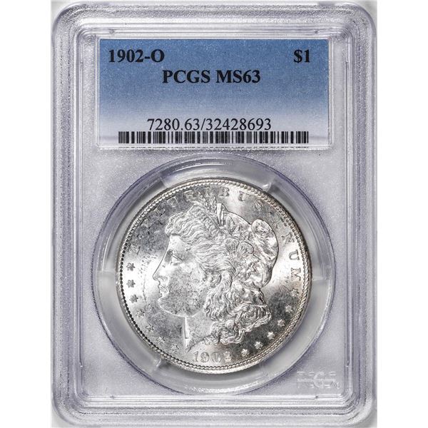 1902-O $1 Morgan Silver Dollar Coin PCGS MS63