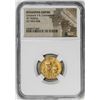 Image 1 : Byzantine Empire 654-668 AD Constans II & Constant IV AV Solidus Coin NGC Certified