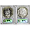 Image 4 : Lot of 2002 & 2003 $1 American Silver Eagle Coins PCGS MS69 First Strike